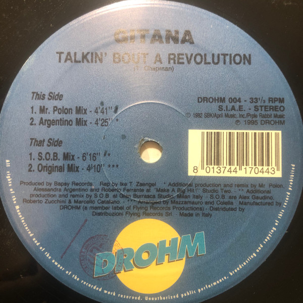 Gitana - Talkin' Bout A Revolution | Drohm (DROHM 004) - 2 Gitana - Talkin' Bout A Revolution | Drohm (DROHM 004) - 2