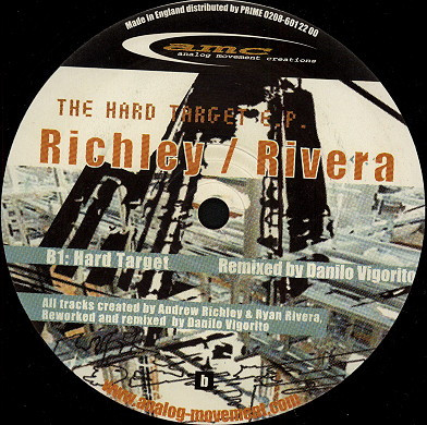 Andrew Richley & Ryan Rivera - The Hard Target EP | Analog Movement Creations (amc16) - 2