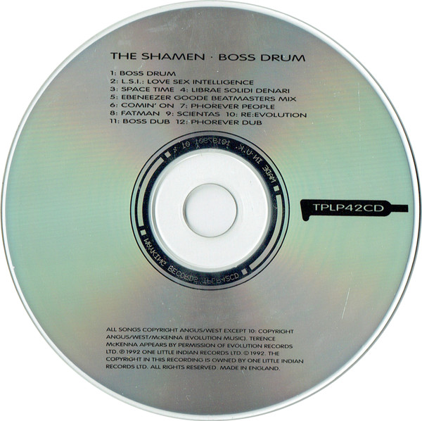 The Shamen - Boss Drum | One Little Indian (TPLP42CD) - 3