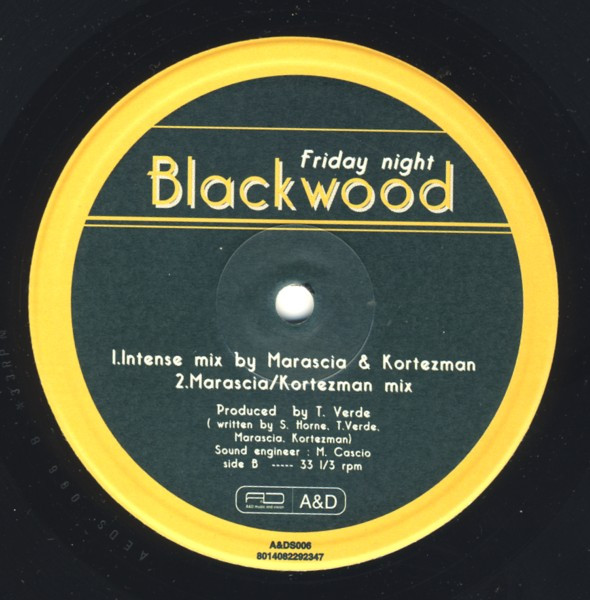 Blackwood - Friday Night | A & D (A&DS 006) - 3