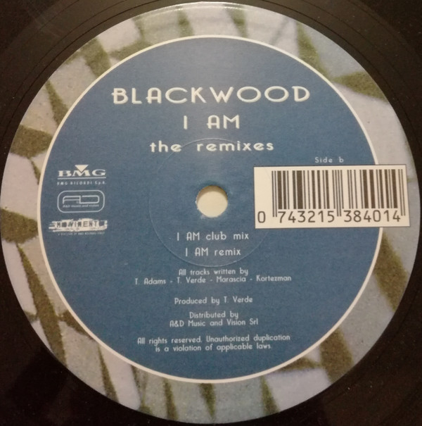 Blackwood - I Am (The Remixes) | BMG Ricordi S.p.A. (74321538401) - 4 Blackwood - I Am (The Remixes) | BMG Ricordi S.p.A. (74321538401) - 4