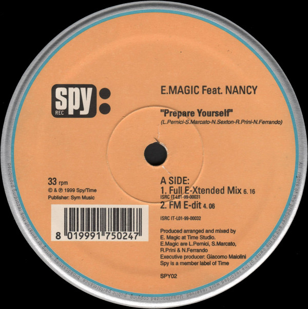 E.Magic Feat. Nancy - Prepare Yourself | Spy Rec (SPY02) - 2 E.Magic Feat. Nancy - Prepare Yourself | Spy Rec (SPY02) - 2