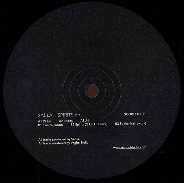Sabla - Spirits EP | Gang Of Ducks (GODREC#0011)