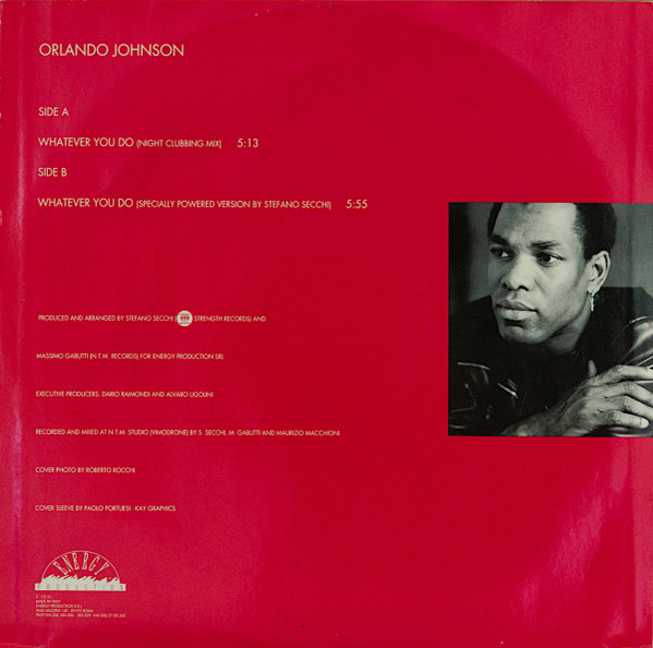 Orlando Johnson - Whatever You Do | X-Energy Records (X-12121) - 2
