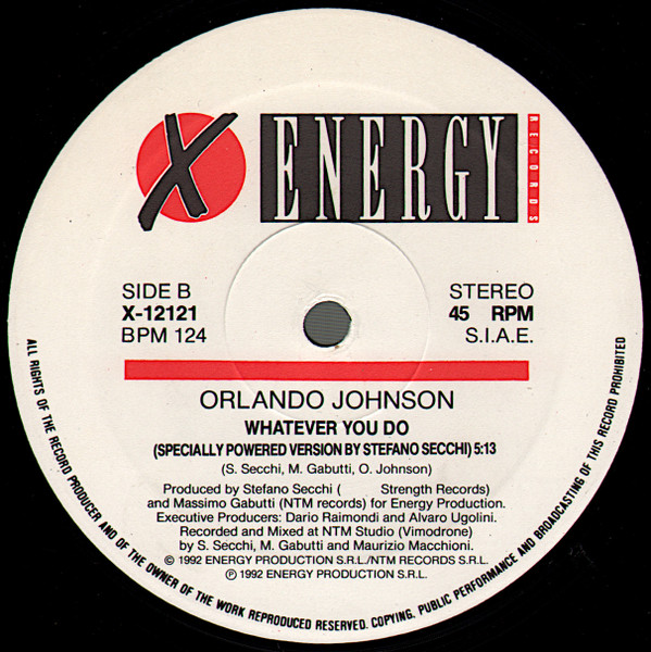 Orlando Johnson - Whatever You Do | X-Energy Records (X-12121) - 4