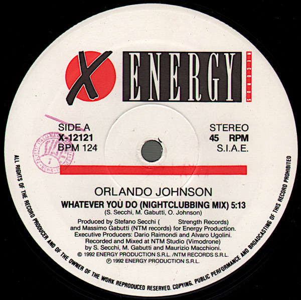 Orlando Johnson - Whatever You Do | X-Energy Records (X-12121) - 3