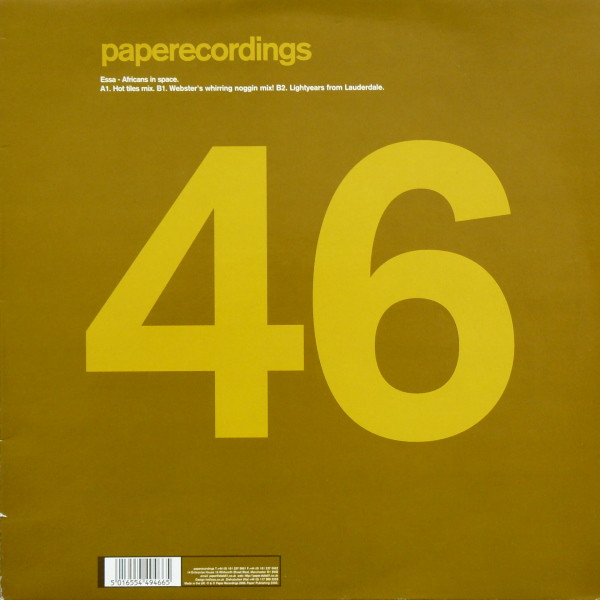 Essa - Africans In Space | Paper Recordings (PAP 046)