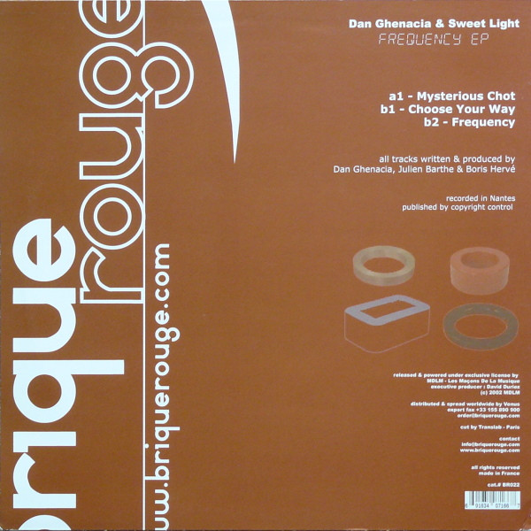 Dan Ghenacia & Sweet Light - Frequency EP | Brique Rouge (BR022) - 2