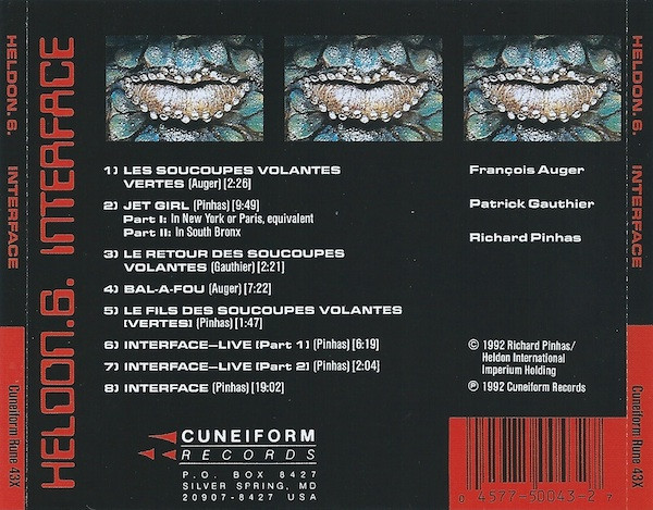 Heldon - 6. Interface | Cuneiform Records (Rune 43X) - 2