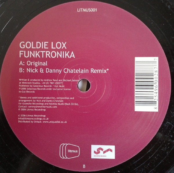 Goldie-Lox - Funktronika | Litmus Recordings (LITMUS001) - 2