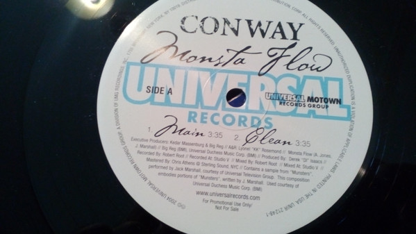 Conway - Monsta Flow | Universal Records (UNIR 21248-1) - main Conway - Monsta Flow | Universal Records (UNIR 21248-1) - main
