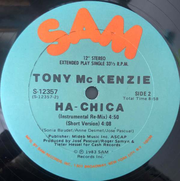 Tony McKenzie - Ha Chica | Sam Records (S-12357) - 4