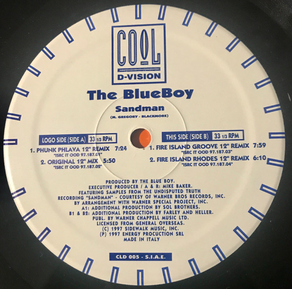 Blue Boy - Sandman | Cool D:vision (CLD 005) - 3 Blue Boy - Sandman | Cool D:vision (CLD 005) - 3