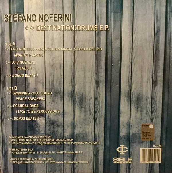 Stefano Noferini - Destination:Drums E.P. | Italian Communication (IC 024) - 2