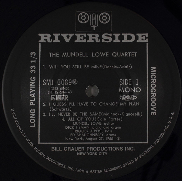 The Mundell Lowe Quartet