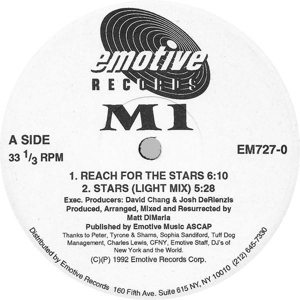 M1 - Reach For The Stars | Emotive Records (EM727-0) - main M1 - Reach For The Stars | Emotive Records (EM727-0) - main