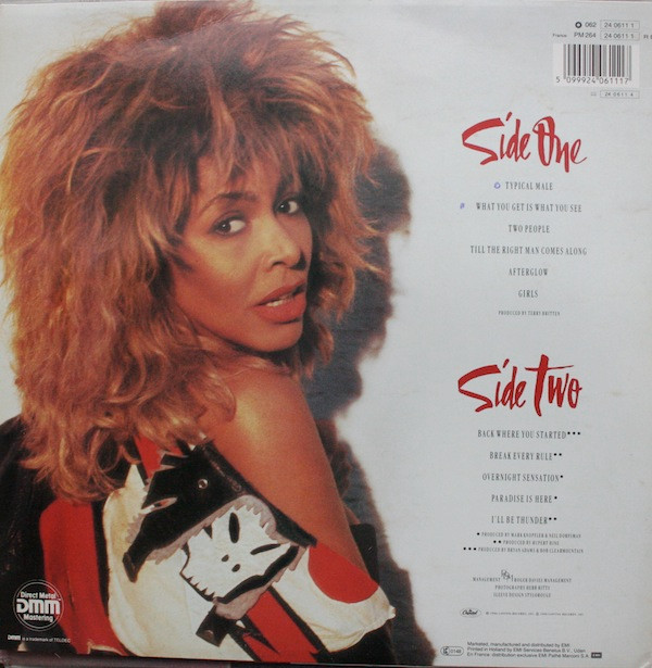 Tina Turner - Break Every Rule | Capitol Records (062 24 0611 1) - 2