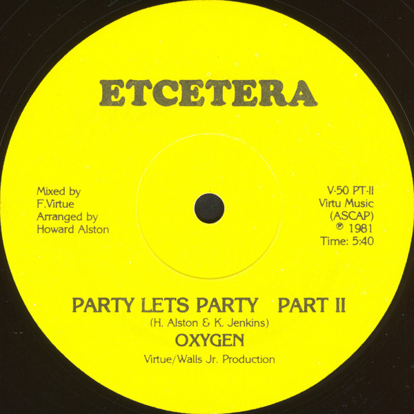 Oxygen - Party Let's Party | Etcetera (V-50) - 2
