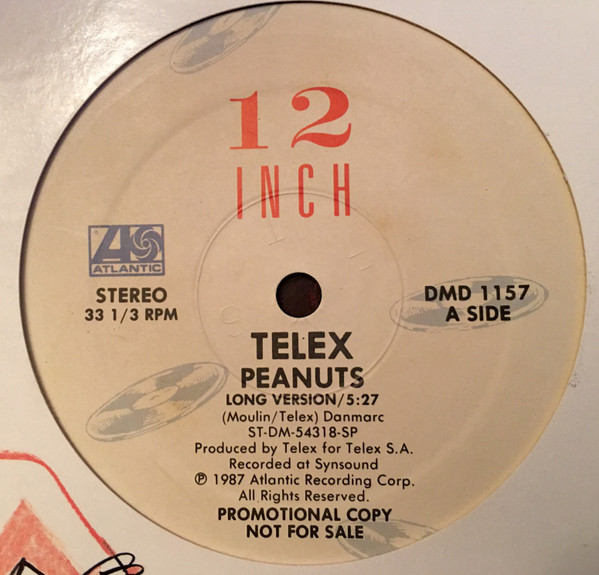 Telex - Peanuts | Atlantic (DMD 1157) - main
