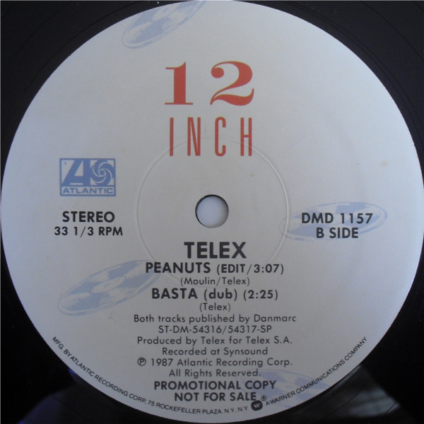 Telex - Peanuts | Atlantic (DMD 1157) - 2
