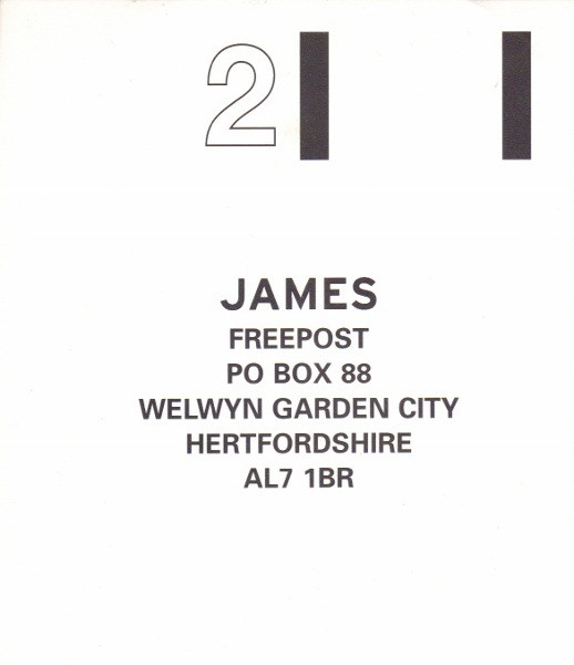 James - Tomorrow | Fontana (JIMCD 17) - 4