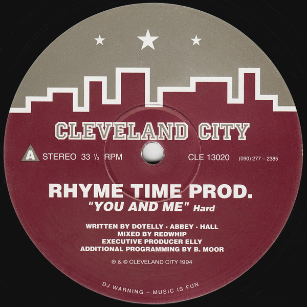 Rhyme Time Productions - You And Me | Cleveland City (CLE 13020) - main