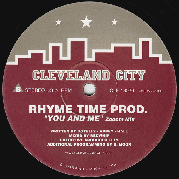 Rhyme Time Productions - You And Me | Cleveland City (CLE 13020) - 2