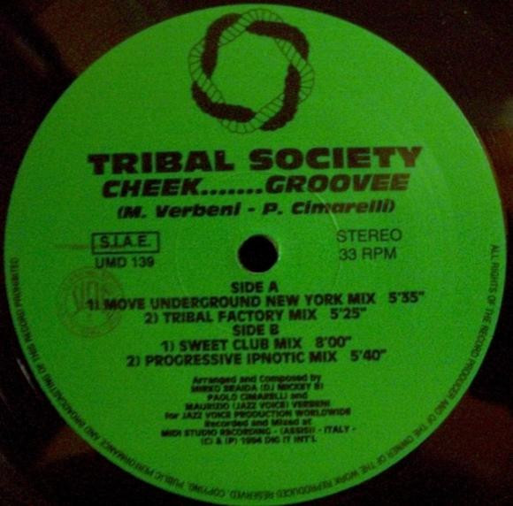 Tribal Society - Cheek.......Groovee | Underground Music Department (UMD) (UMD 139) - main