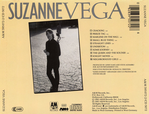 Suzanne Vega - Suzanne Vega | A&M Records (395072-2) - 2