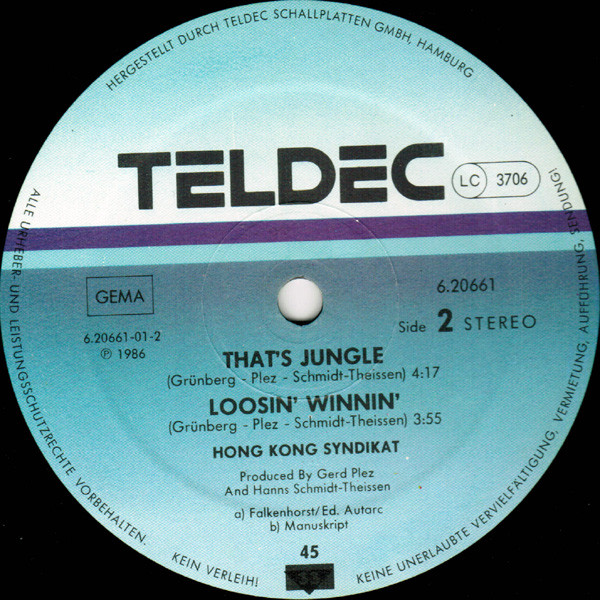 Hong Kong Syndikat - Concrete + Clay | TELDEC (6.20661) - 4