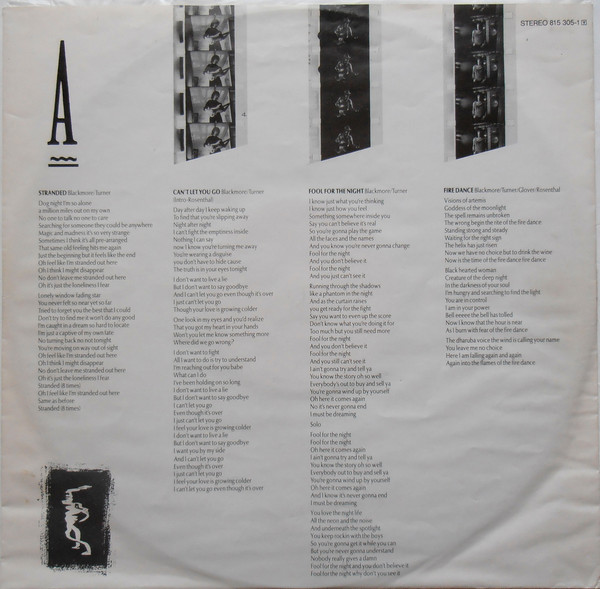 Rainbow - Bent Out Of Shape | Polydor (815 305-1) - 5