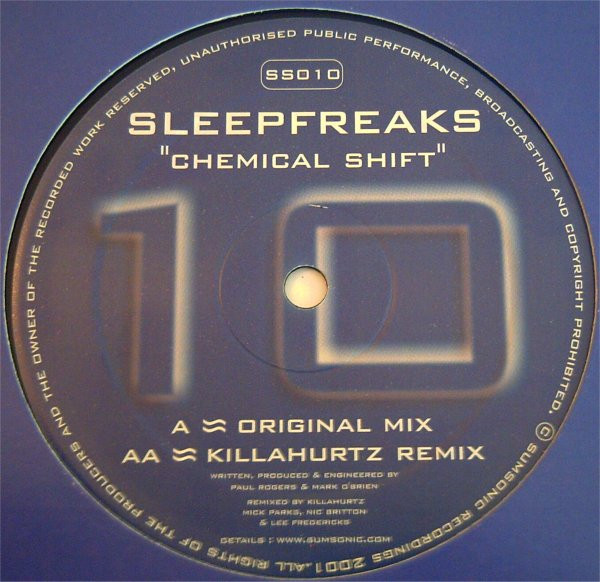 Sleepfreaks - Chemical Shift | Sumsonic (SS010)