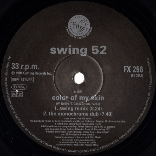 Swing 52 - Color Of My Skin | FFRR (FX 256) - 3