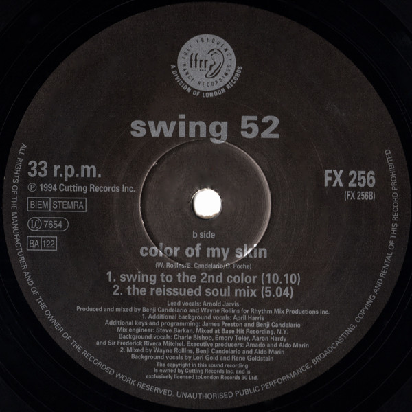 Swing 52 - Color Of My Skin | FFRR (FX 256) - 4