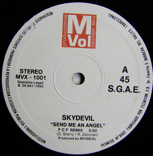 Skydevil - Send Me An Angel | Producciones Más Volumen (MVX - 1001) - 3