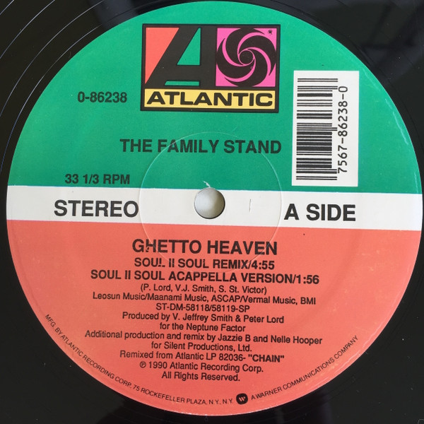 The Family Stand - Ghetto Heaven | Atlantic (0-86238) - 4 The Family Stand - Ghetto Heaven | Atlantic (0-86238) - 4