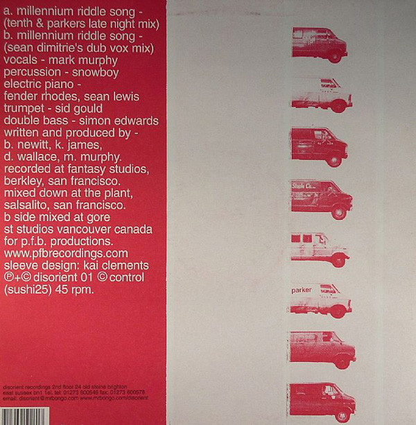 Tenth & Parker Featuring Mark Murphy - Millennium Riddle Song | Disorient ((sushi25)) - 2