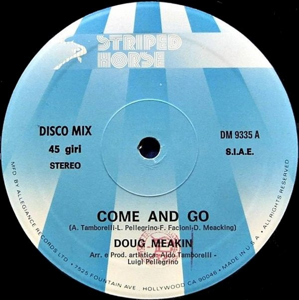 Doug Meakin - Come And Go /  Walitin On The Ed | Striped Horse (DM 9335) - 3