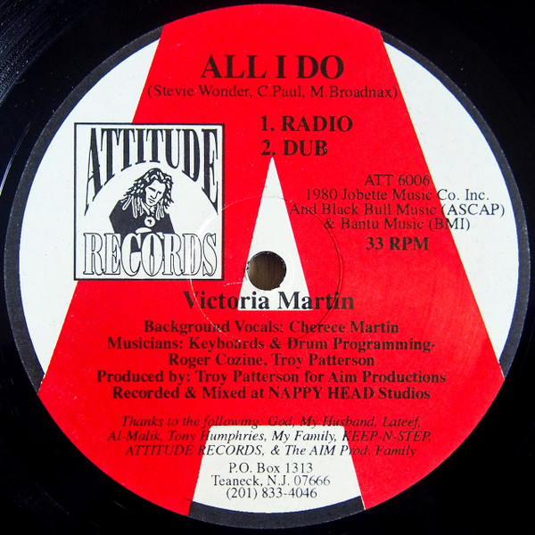 Victoria Martin - All I Do | Keep-N-Step Records (ATT6005) - 2