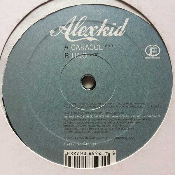 Alexkid - Caracol | F Communications (F 243) - 3