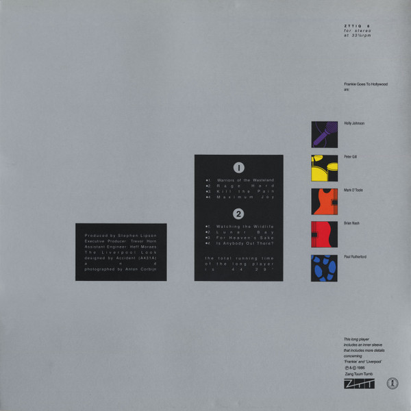 Frankie Goes To Hollywood - Liverpool | ZTT (ZTTIQ 8) - 2
