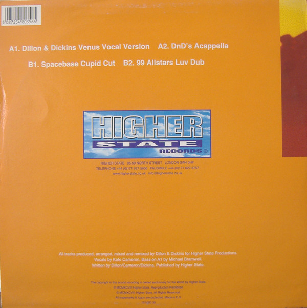 Spacebase - What Am I Gonna Do | Higher State Records (12 HSD 35) - 2 Spacebase - What Am I Gonna Do | Higher State Records (12 HSD 35) - 2