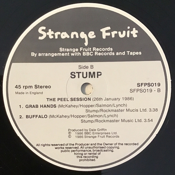 Stump - The Peel Sessions | Strange Fruit (SFPS019) - 4