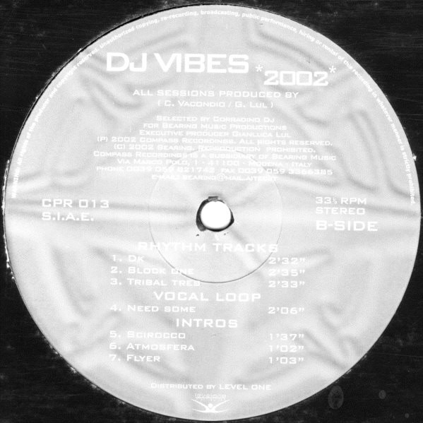 Various - DJ Vibes "2002" | Compass Recordings (CPR 013) - 2 Various - DJ Vibes "2002" | Compass Recordings (CPR 013) - 2