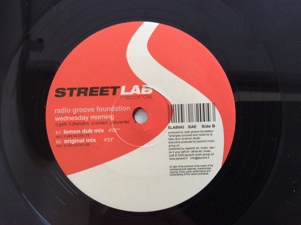 Radio Groove Foundation - Wednesday Morning | Streetlab Records (SLAB 043) - 4