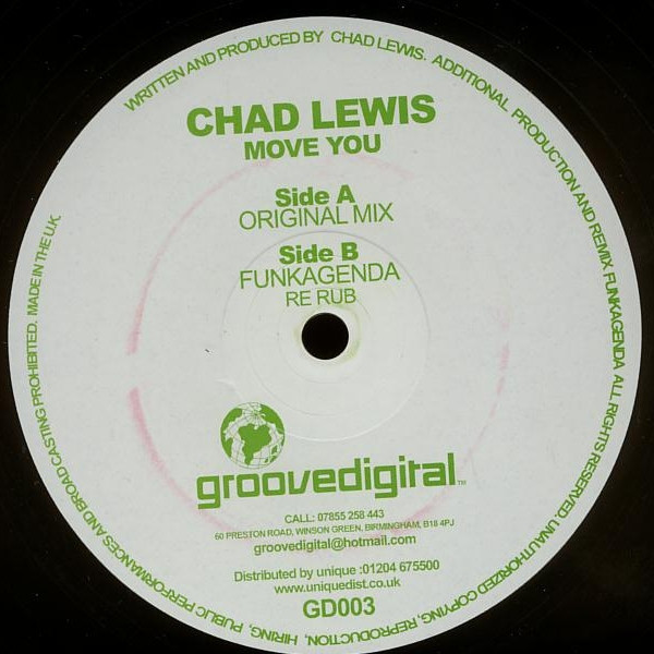 Chad Lewis - Move You | Groovedigital (GD003) - main Chad Lewis - Move You | Groovedigital (GD003) - main