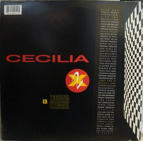 Times Two - Cecilia | Reprise Records (0-20951) - 2 Times Two - Cecilia | Reprise Records (0-20951) - 2