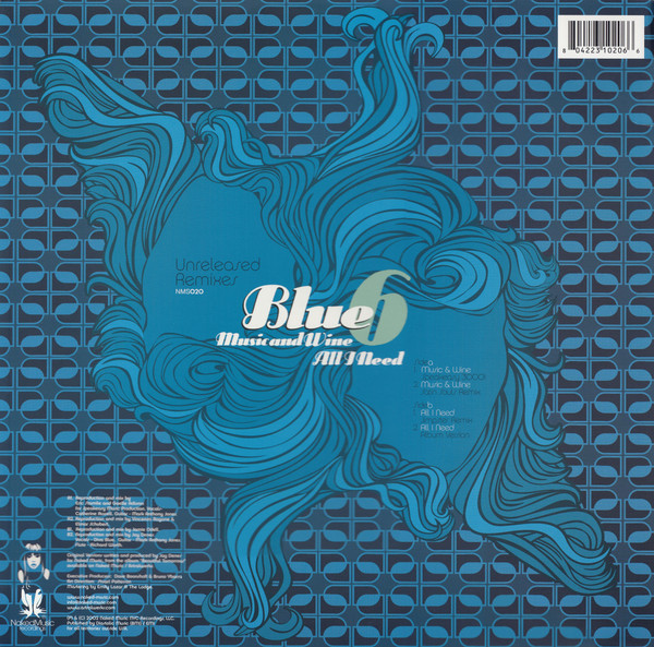 Blue Six - Music And Wine / All I Need (Unreleased Remixes) | Naked Music Recordings (NMS020) - 2