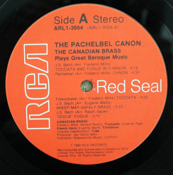The Pachelbel Canon -The Canadian Brass Plays Great Baroque Music