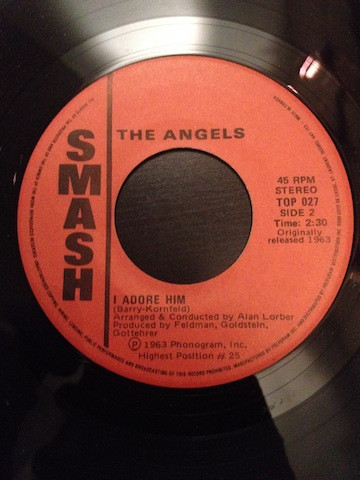The Angels - My Boyfriend's Back/I Adore Him | Smash Records (TOP 027) - 2